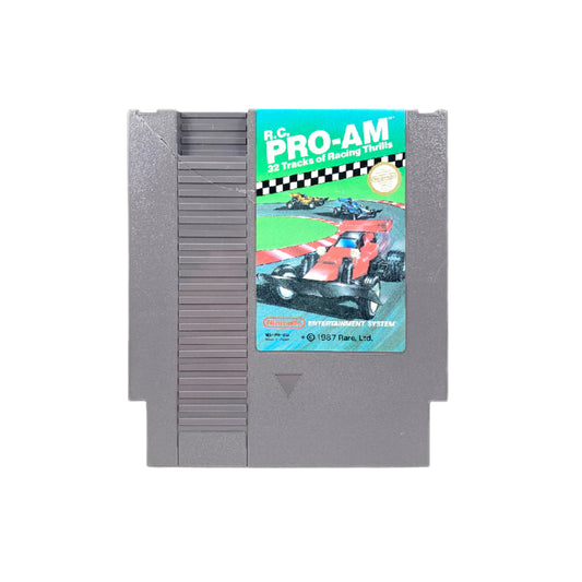 Gray Nintendo Entertainment System game cartridge with colorful label on a white background