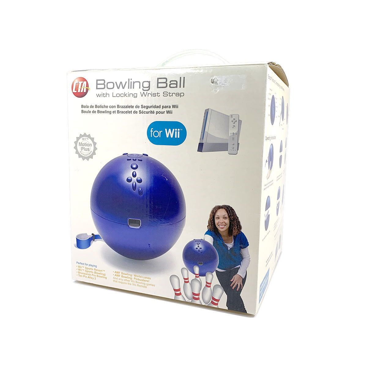 CTA Bowling Ball w/ Locking Wrist Strap