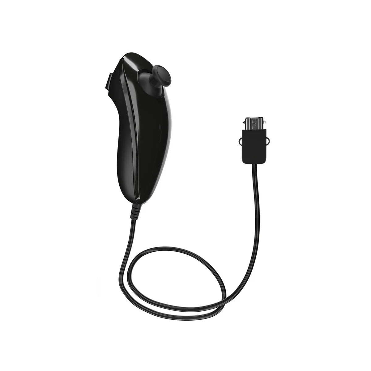 Wii Wired Nunchuk Controller (Black / XYAB Brand)
