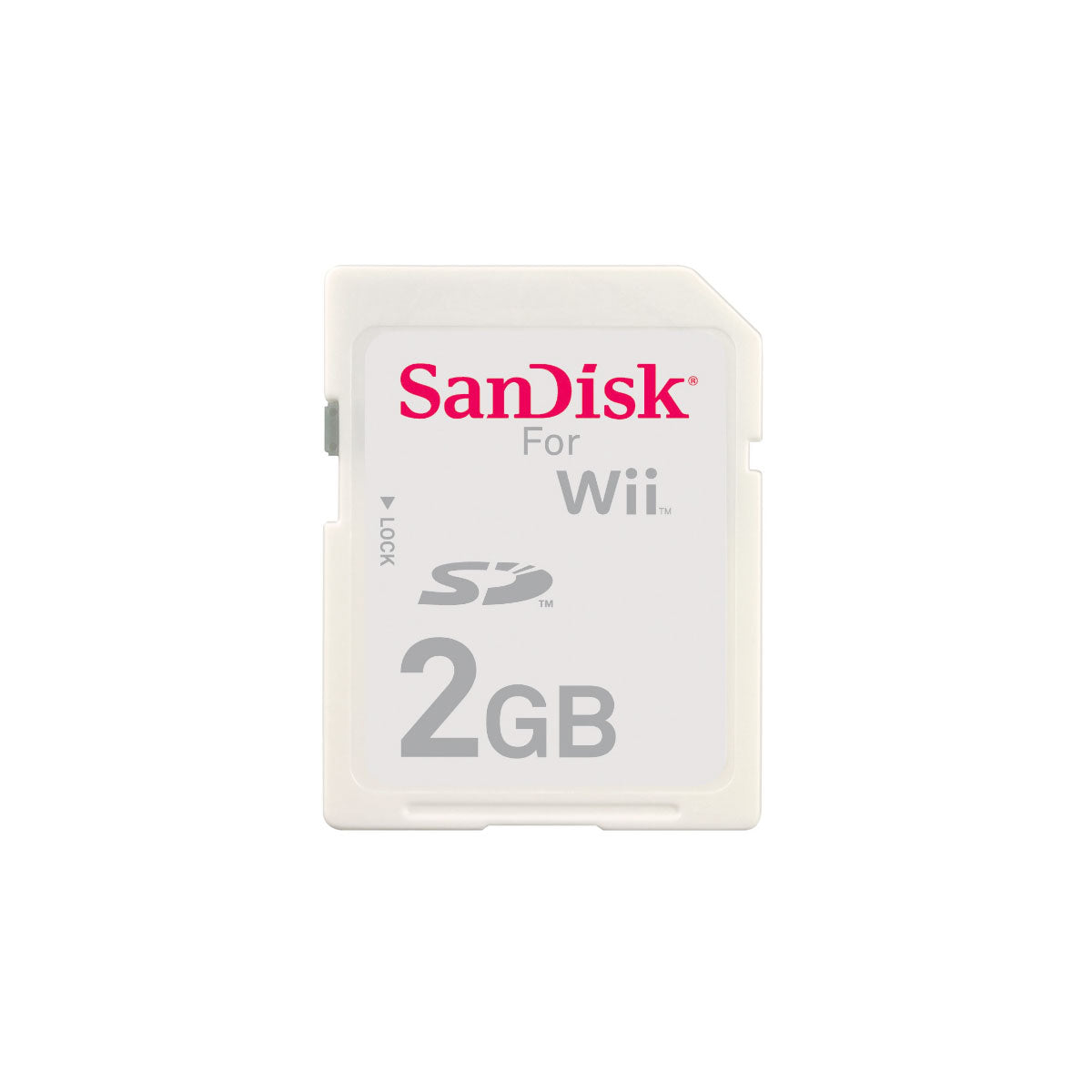 2GB SanDisk SD Card for Wii
