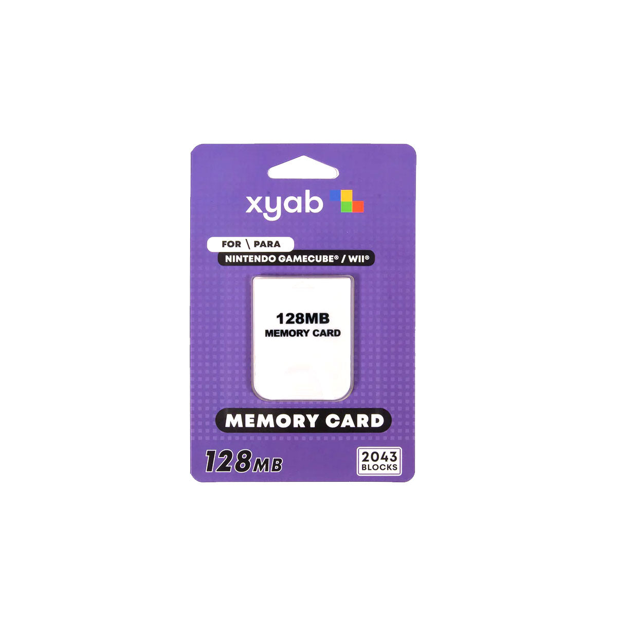 Gamecube 128MB Memory Card XYAB Brand