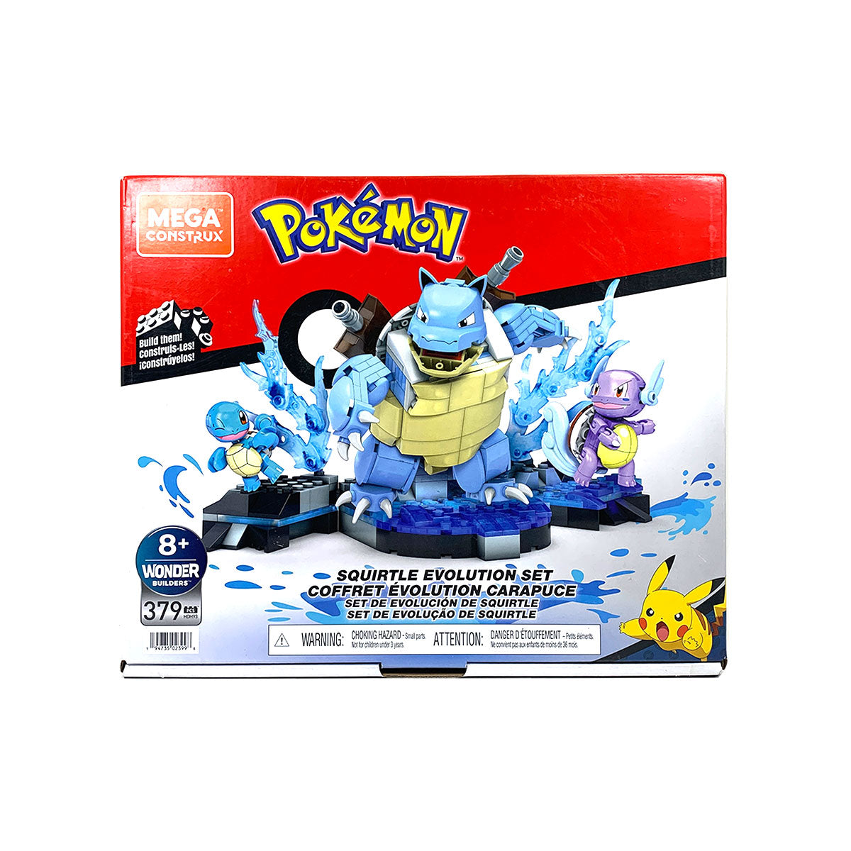 MEGA Construx Pokémon Squirtle Evolution Set Construction Set
