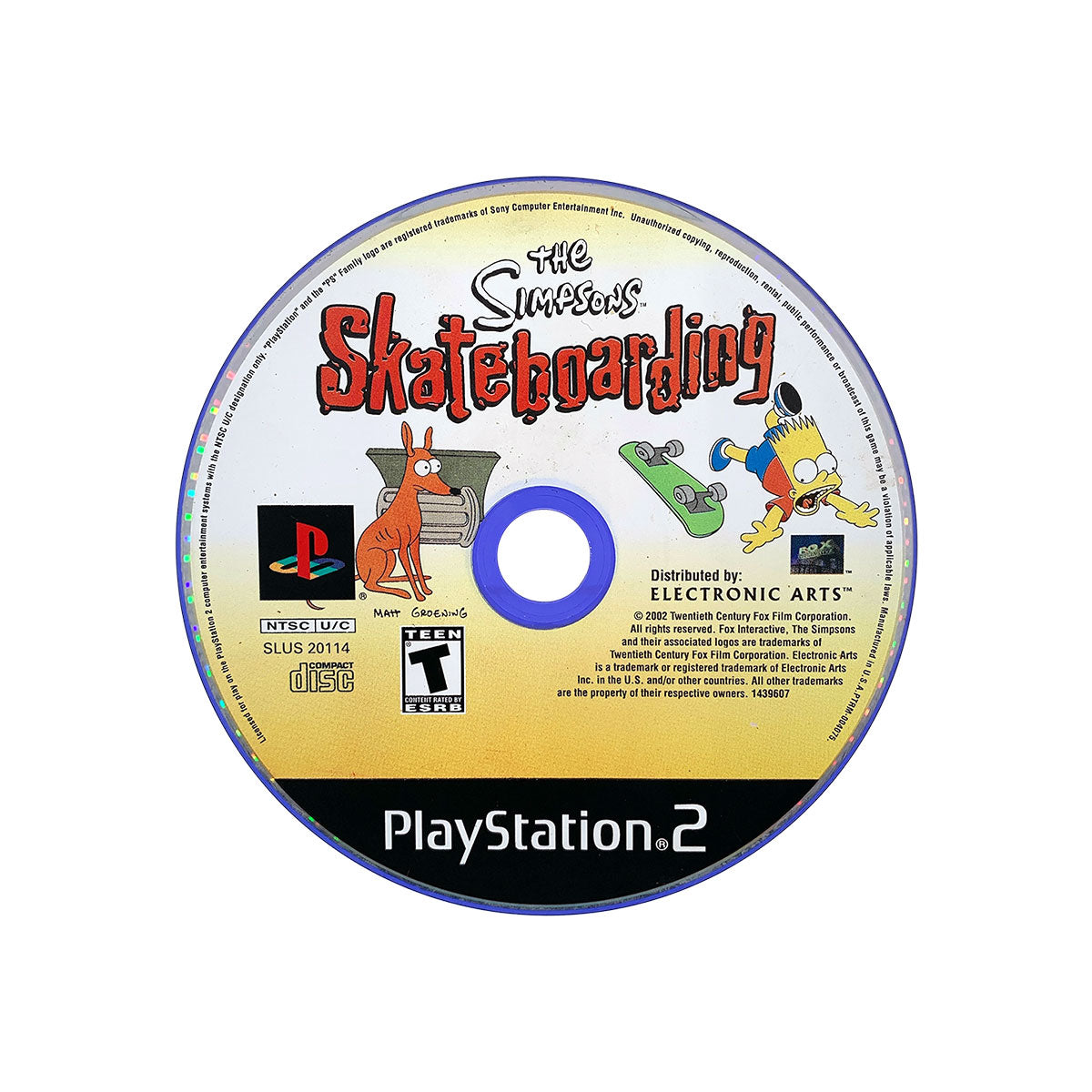 The Simpsons Skateboarding