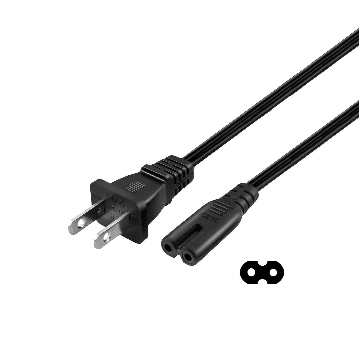10A-125V 2 Prong Basic Power Cable