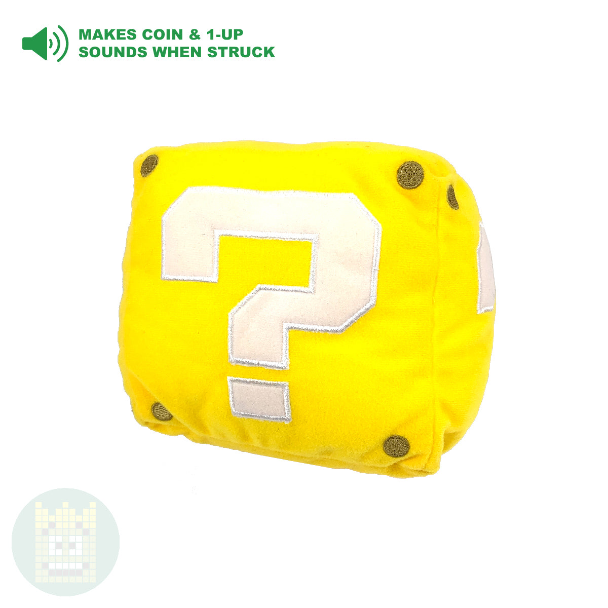Super Mario Question Block Plushy w/ Sound – Video Game Champs
