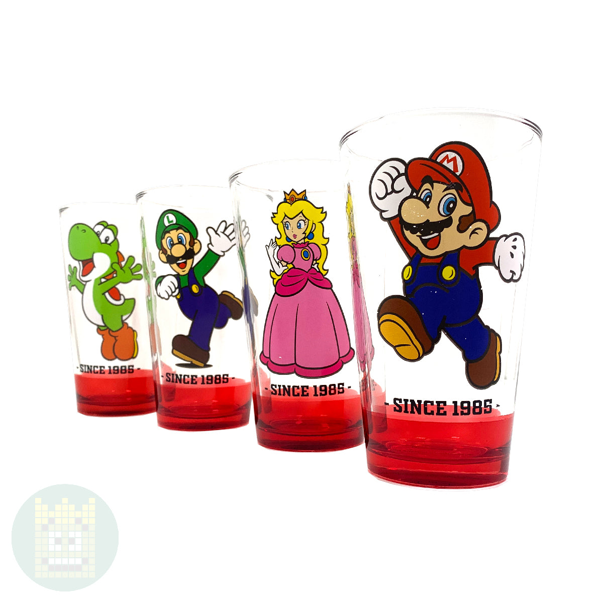 Super Mario Glass Set 16fl oz. – Video Game Champs