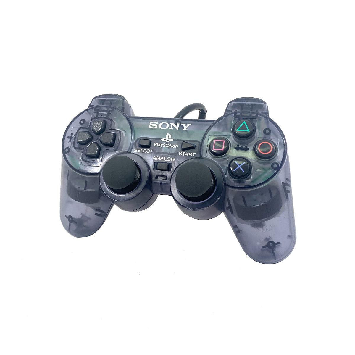 Playstation Two Controller PlayStation 2 DualShock 2 Controller (Clear Smoke) – Video Game Champs