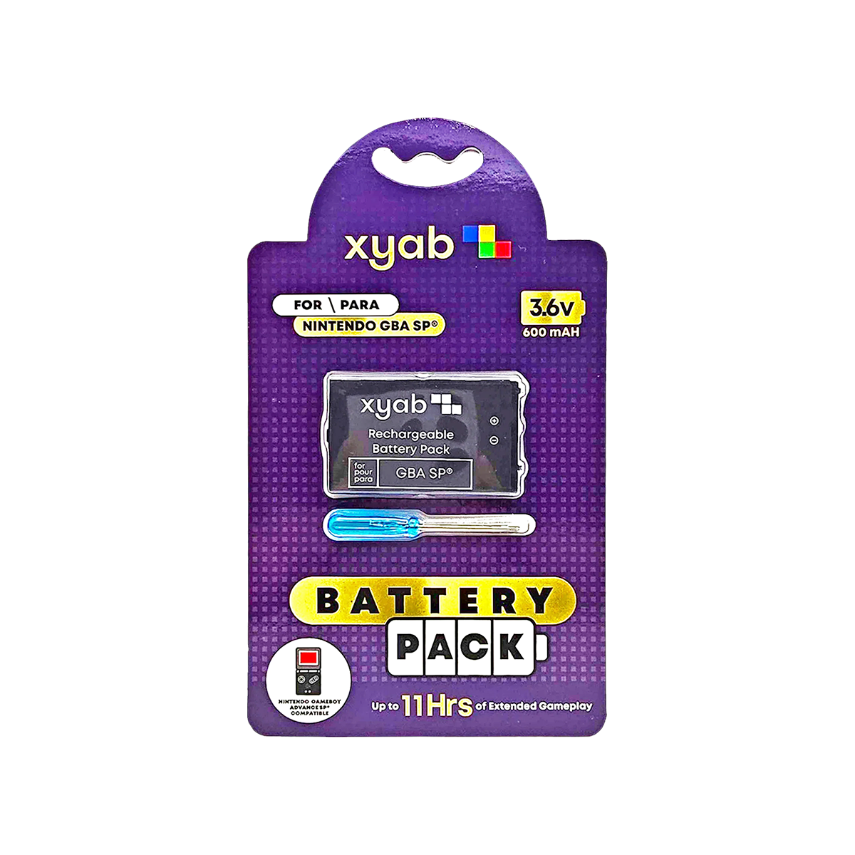 Game Boy Advance SP Super Capacity Rechargeable Battery Pack