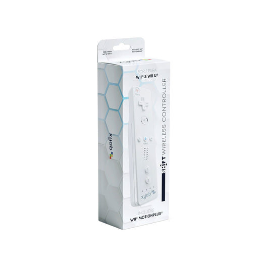 Wii Wireless Controller w/ Motion Plus (White / XYAB brand)