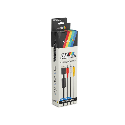 PlayStation 1/2/3 AV Cable (XYAB Brand)