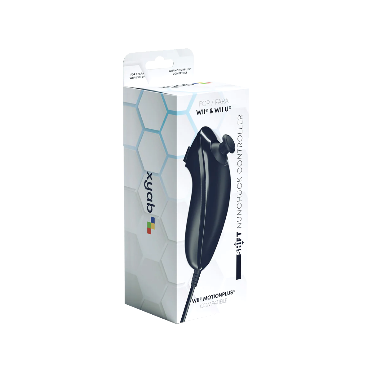 SHIFT Nunchuk Controller for Wii/Wii U XYAB Brand (Black)