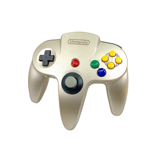 Original N64 Controller w/ New Control Stick (Gold)