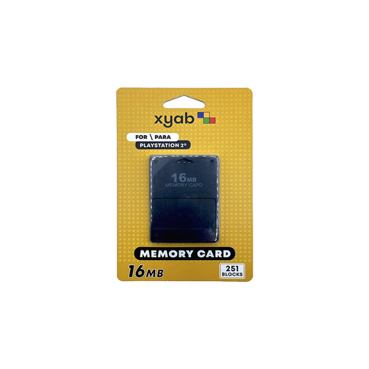 16MB PlayStation 2 Replacement Memory Card XYAB Brand