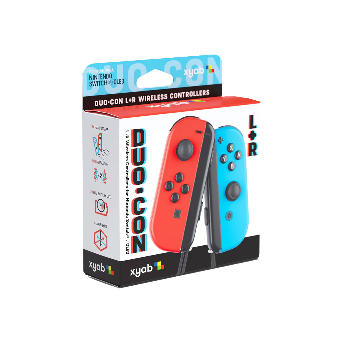 DUO CON Replacement Switch Joy-Cons XYAB Brand