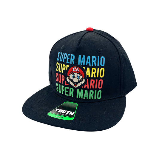Super Mario Cotton Snapback Hat