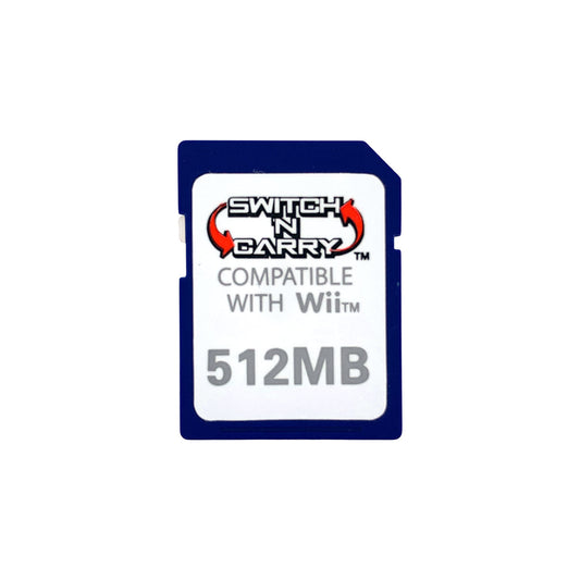 Switch N Carry 512MB SD Memory Card for Nintendo Wii