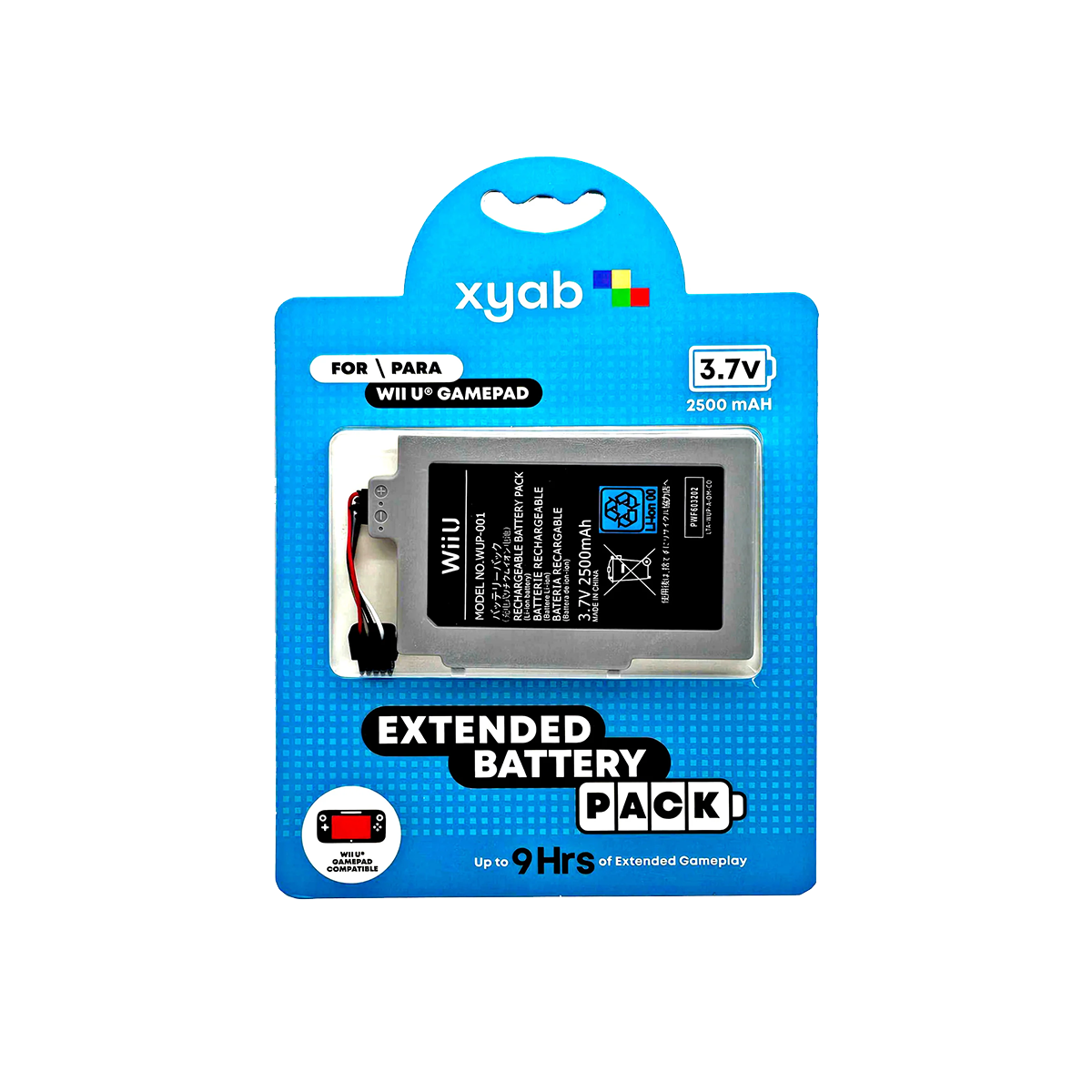 Nintendo Wii U Gamepad Rechargeable Battery Pack XYAB Brand