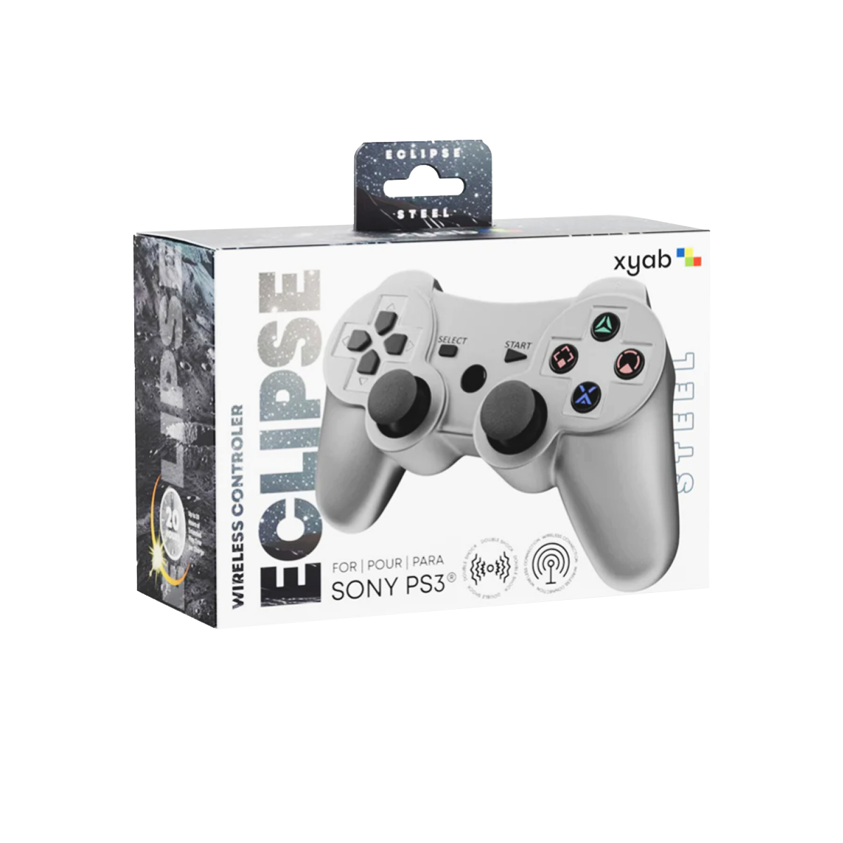 ECLIPSE Wireless PlayStation 3 Controller Steel (XYAB brand)