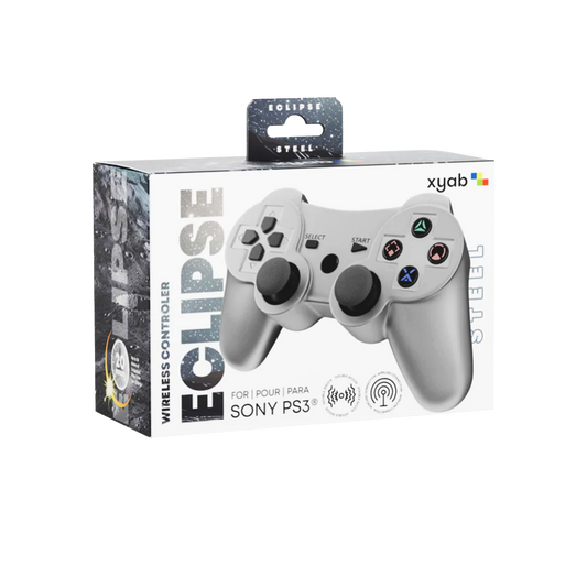 ECLIPSE Wireless PlayStation 3 Controller Steel (XYAB brand)