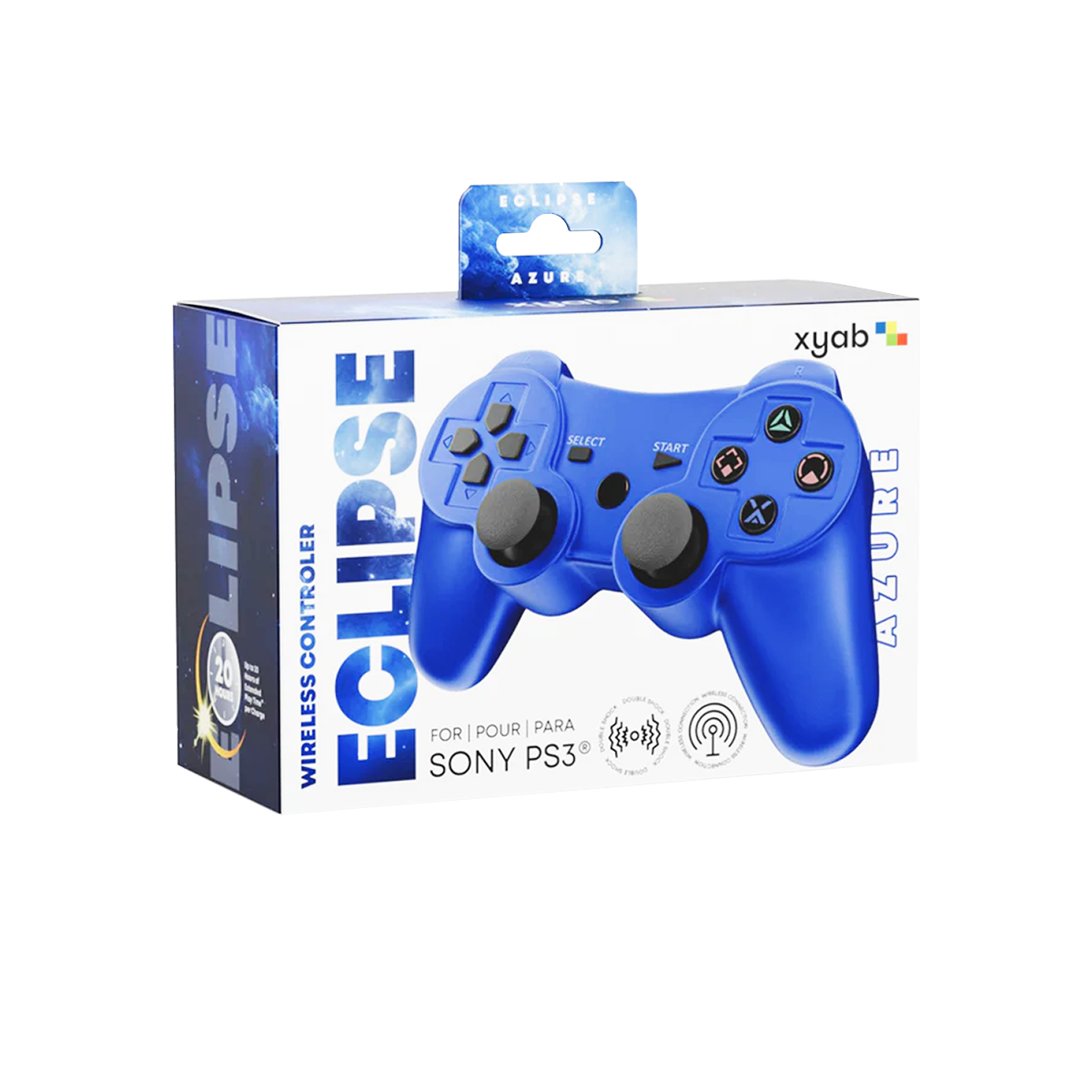 ECLIPSE Wireless PlayStation 3 Controller Azure (XYAB brand)
