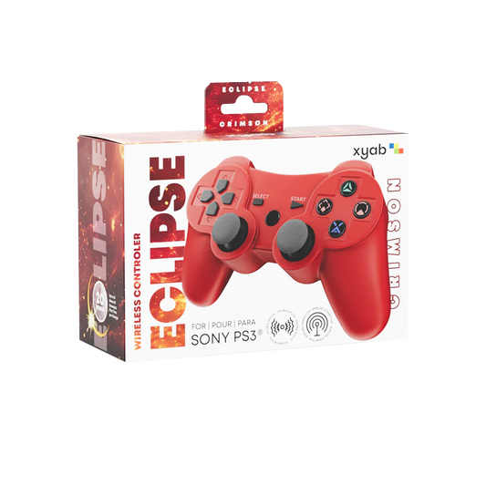 ECLIPSE Wireless PlayStation 3 Controller Crimson (XYAB brand)