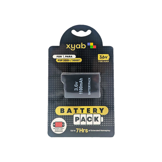 PSP 2000/3000 Super Capacity Replacement Battery (XYAB Brand)