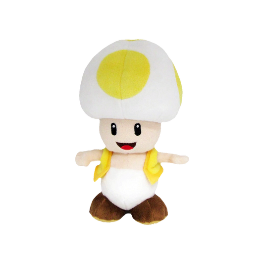 Super Mario Yellow Toad 8" Plush