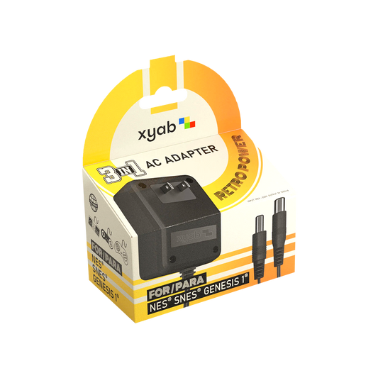Multi-System Power Adapter NES/SNES/Genesis 1 (Original Model) XYAB Brand