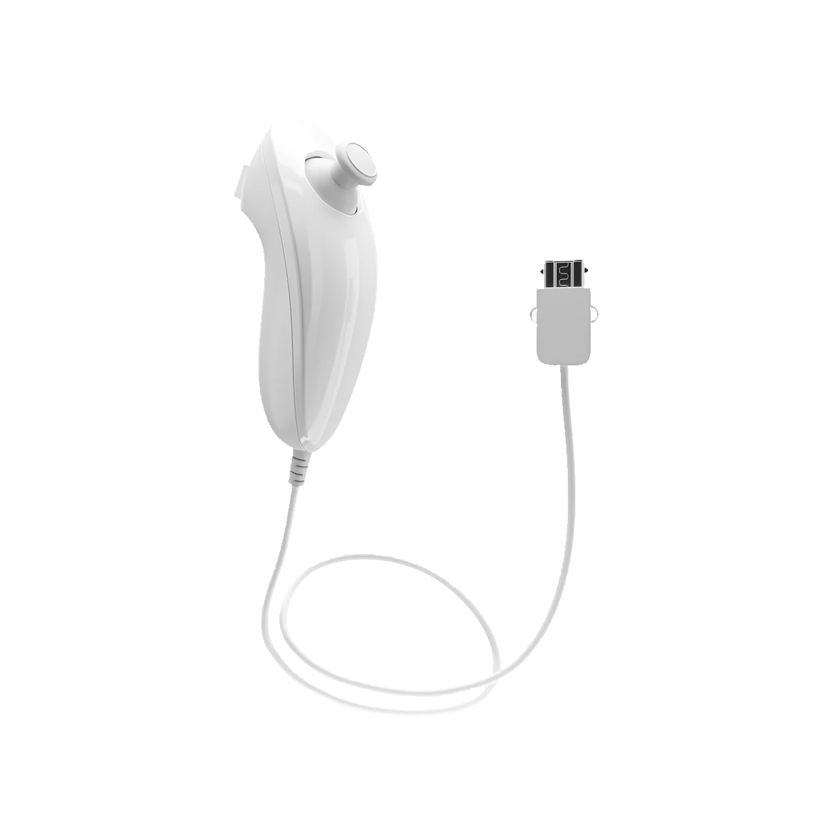 SHIFT Nunchuk Controller for Wii/Wii U XYAB Brand (White)