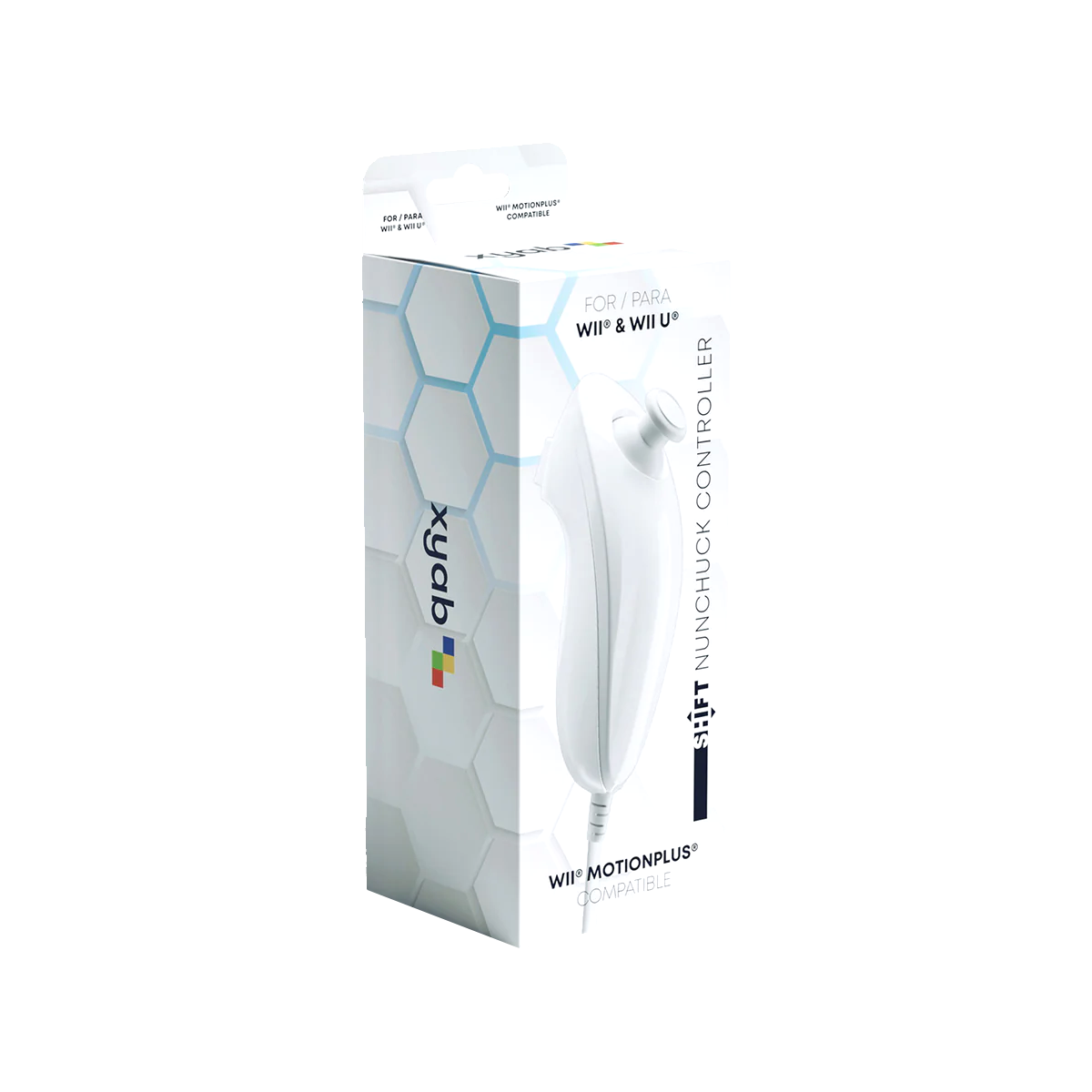 SHIFT Nunchuk Controller for Wii/Wii U XYAB Brand (White)