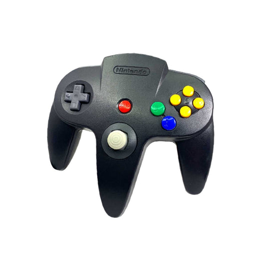 Nintendo 64 Original Controller w/ New Control Stick (Black)