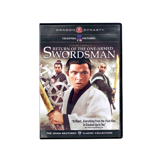 The Return of the One-Armed Swordsman DVD